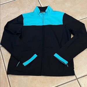 Bolle Black Jacket with Blue Accents